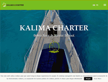 Tablet Screenshot of kalimacharter.com